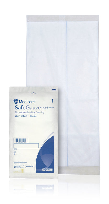 Medicom SafeGauze 無紡合併敷料 - 已滅菌 獨立包裝 （4種尺寸可選）