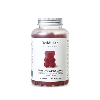澳洲 Unichi Cranberry Extract 蔓越莓小熊軟糖 60粒 （到期日：27年11月）
