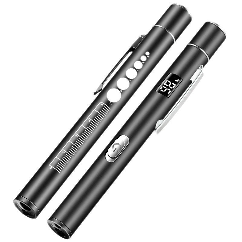 【可客製刻字】USB 充電式筆燈 (黃/白燈)