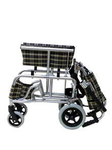 【超輕便--淨重7kg】助推式輪椅 - 細輪、14.5吋坐寬