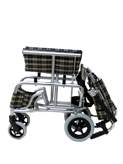 【超輕便--淨重7kg】助推式輪椅 - 細輪、14.5吋坐寬