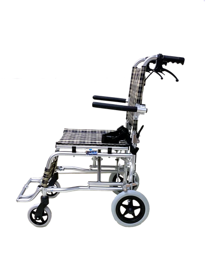 【超輕便--淨重7kg】助推式輪椅 - 細輪、14.5吋坐寬