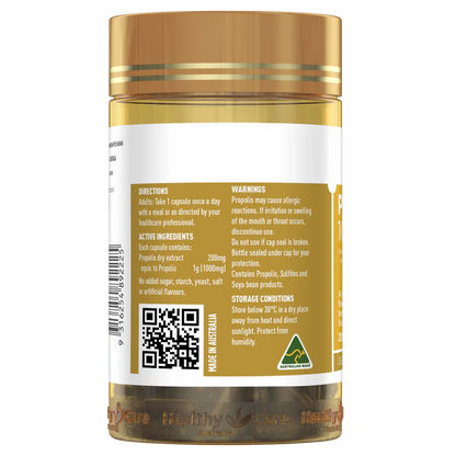 澳洲 Healthy Care 高濃度蜂王漿膠囊1000mg 365粒 (到期日: 28年7月)