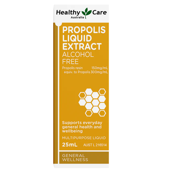 澳洲 Healthy Care Propolis Liquid Extract 無酒精 蜂膠滴劑 25ml （到期日：27年11月)