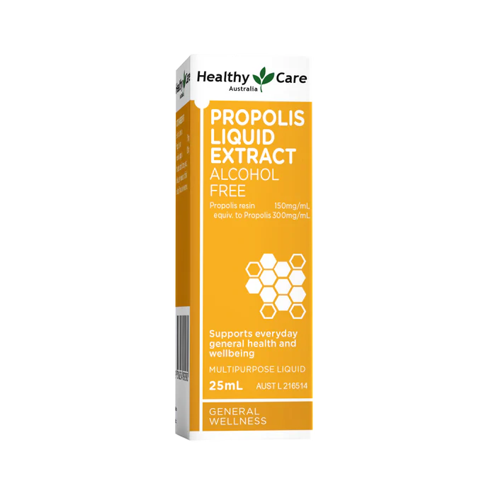 澳洲 Healthy Care Propolis Liquid Extract 無酒精 蜂膠滴劑 25ml （到期日：27年11月)