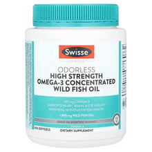 澳洲 SWISSE 無腥味高濃度野生魚油 1500MG 400粒 （到期：28年11月）