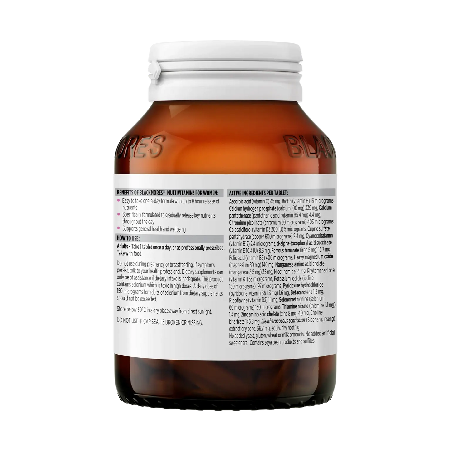 澳洲 BLACKMORES 澳佳寶 Multivitamin for Women 女士複合維生素90片（到期日：2027年11月）