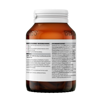 澳洲 BLACKMORES 澳佳寶 Multivitamin for Women 女士複合維生素90片（到期日：2027年11月）