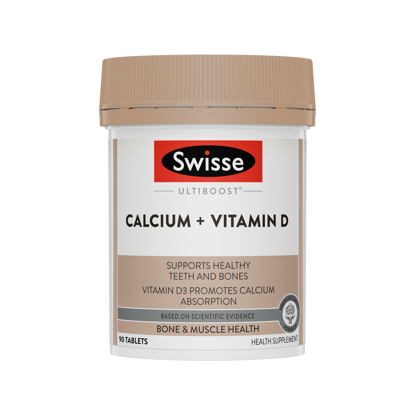 澳洲 SWISSE ULTIBOOST  Calcium + Vitamin D 鈣片90粒 （到期日：28年2月）