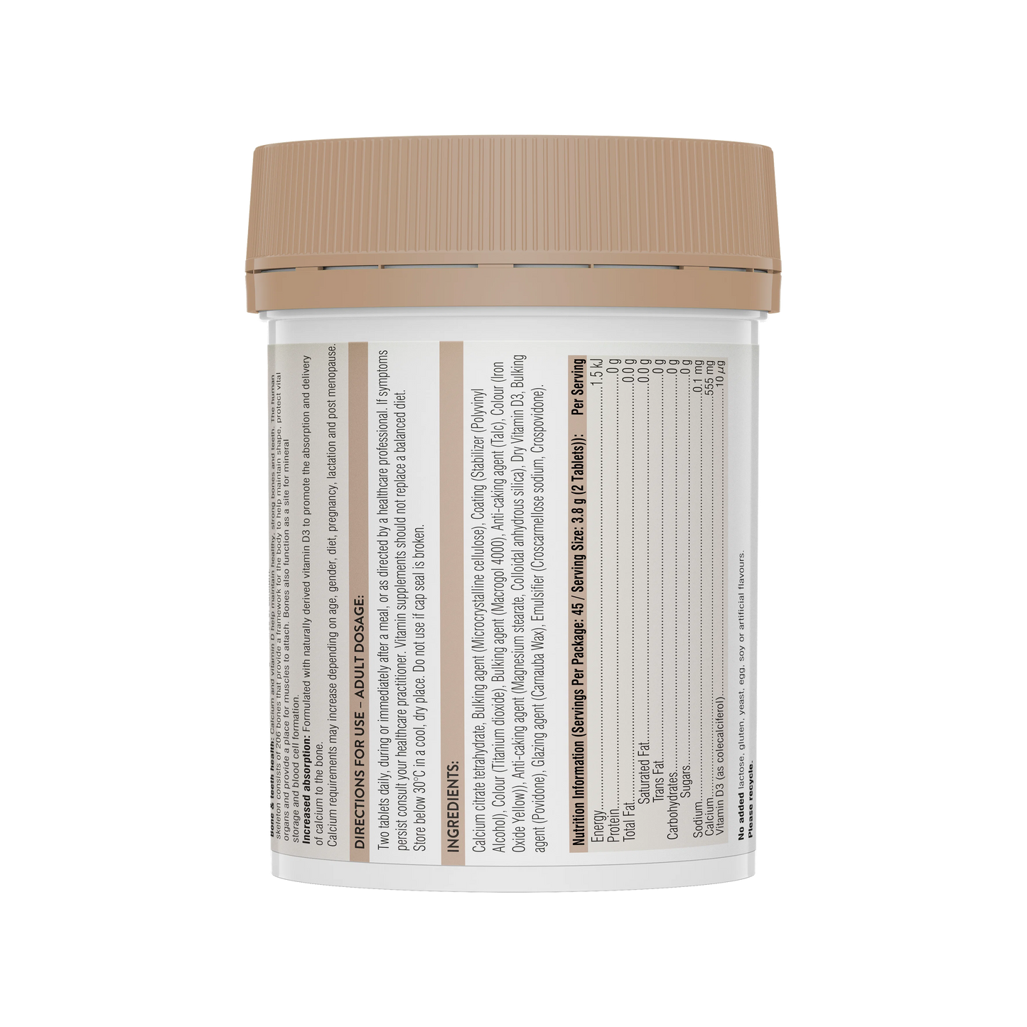 澳洲 SWISSE ULTIBOOST  Calcium + Vitamin D 鈣片90粒 （到期日：28年2月）