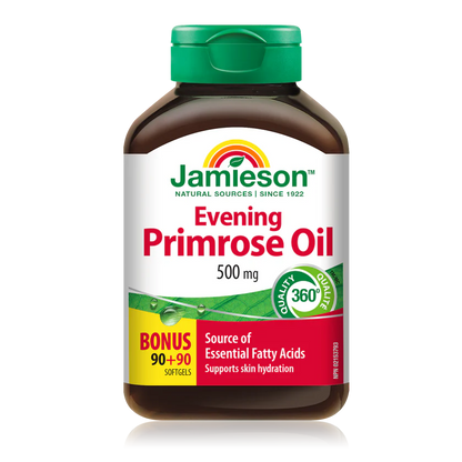 JAMIESON 月見草油丸180粒（到期日：28年4月）