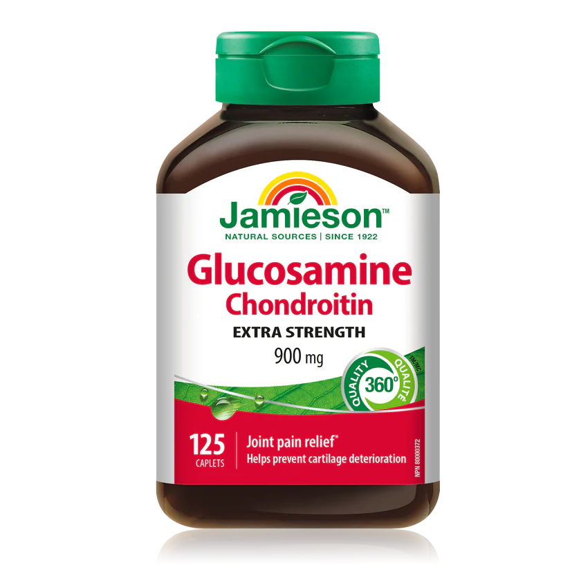 JAMIESON Glucosamine Chondroitin葡萄糖胺軟骨素 900MG 125粒（到期日：28年10月）