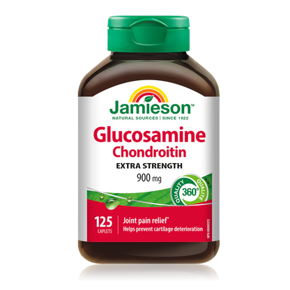 JAMIESON Glucosamine Chondroitin葡萄糖胺軟骨素 900MG 125粒（到期日：28年10月）