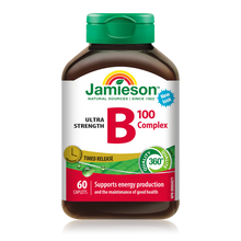 JAMIESON 強力維生素B100 緩釋片60粒（到期日：28年7月）