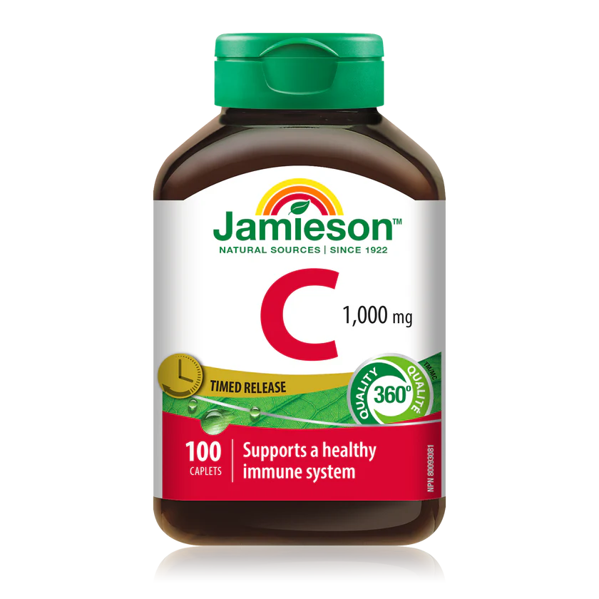 JAMIESON 長效緩釋高濃維他C 1000mg 100粒（到期日：29年8月）