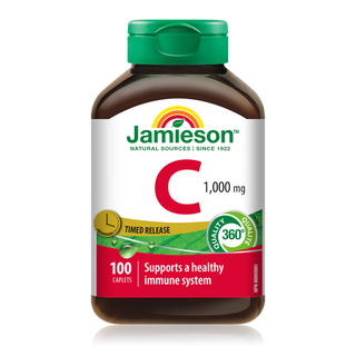 JAMIESON 長效緩釋高濃維他C 1000mg 100粒（到期日：29年8月）