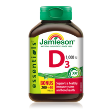JAMIESON 維生素 D3 1000IU 240粒（到期日：28年11月）