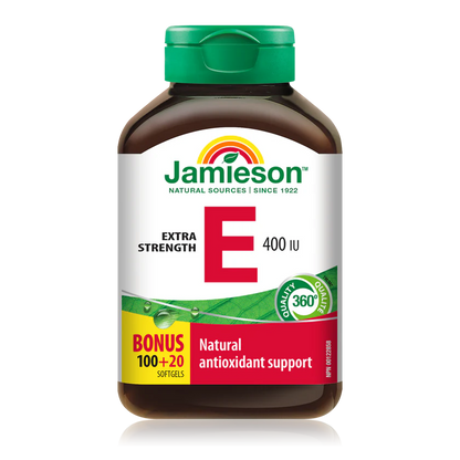 JAMIESON天然維他命E 400IU  120粒（到期日：28年6月）