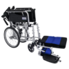 [Functional] Japan MIKI Push Wheelchair - Narrow Wheels, 17-inch Seat Width (Thickened Cushion)