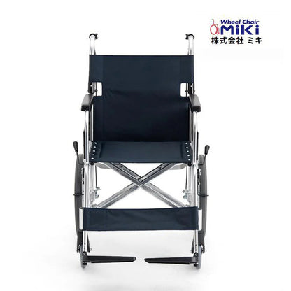 【基礎款】日本 MIKI  助推輪椅 - 細輪、18吋坐寬 (紅色/藍色）