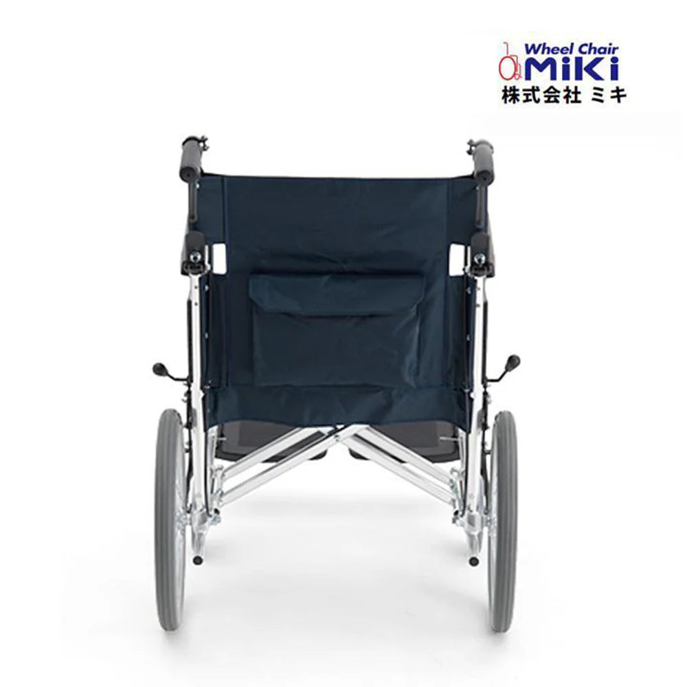 【基礎款】日本 MIKI  助推輪椅 - 細輪、18吋坐寬 (紅色/藍色）