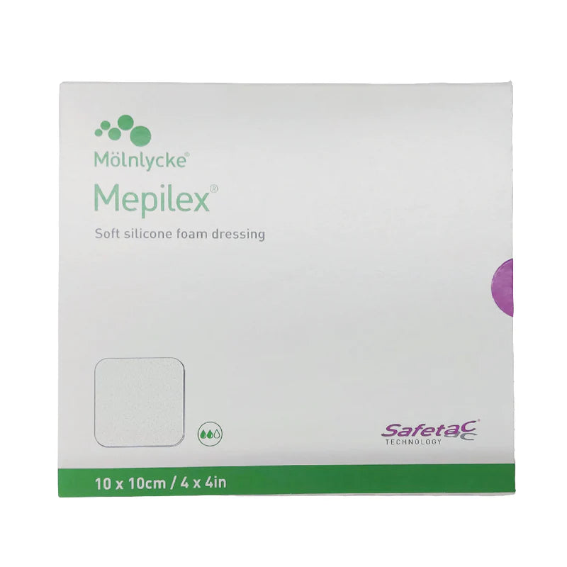 瑞典 Molnlycke Mepilex 泡沫敷料貼 – 10 x 10cm (1盒5片) #294100