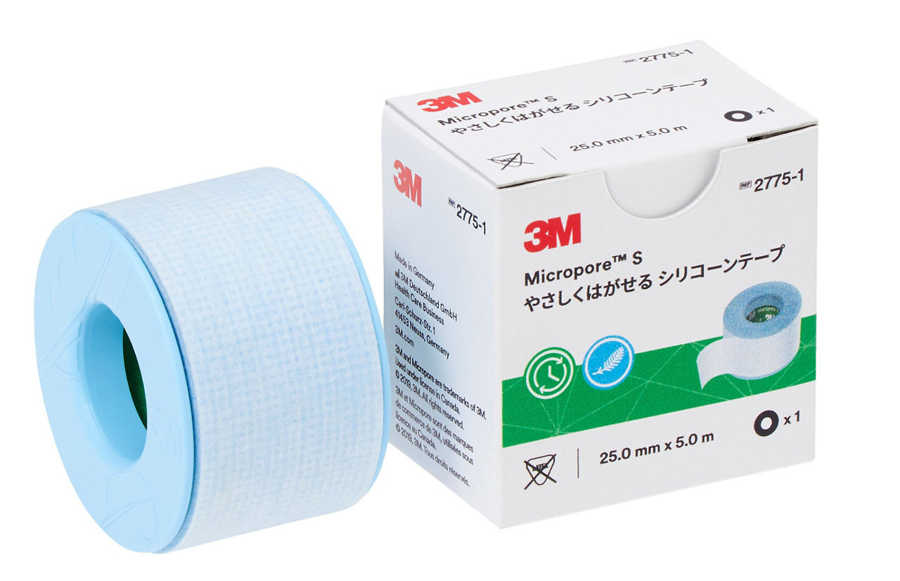 3M - Micropore™ S 易撕矽膠膠紙