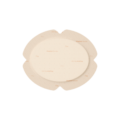 瑞典 Molnlycke Mepilex Border Flex Oval 有邊型泡沫敷料貼 (1盒5片)