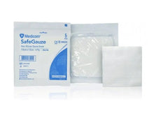 Medicom SafeGauze Y-Slit Tracheostomy Non-Woven Swabs - Sterile - 7.5 x 7.5 cm [For Stoma Care]