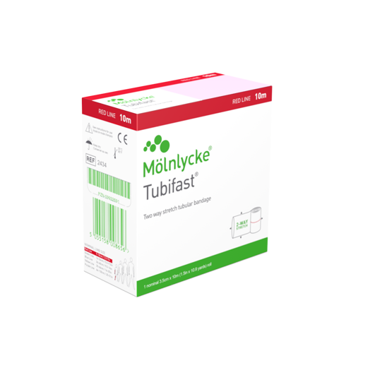 【英國製造】瑞典 Molnlycke Tubifast 筒型彈性繃帶-10米長 （5種寬度)