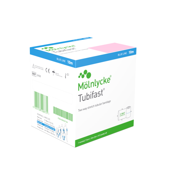 【英國製造】瑞典 Molnlycke Tubifast 筒型彈性繃帶-3米長 （3種寬度)