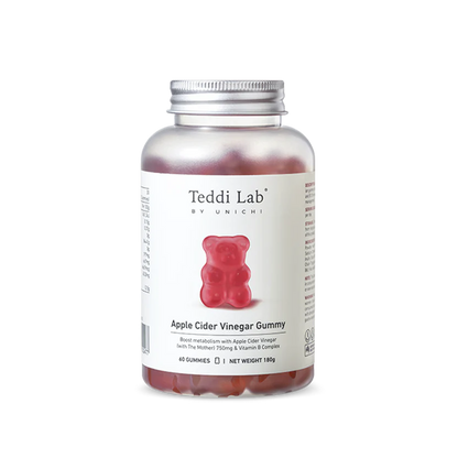 澳洲 Unichi Apple Cider Vinegar 蘋果醋小熊軟糖60粒 （到期日：28年4月）