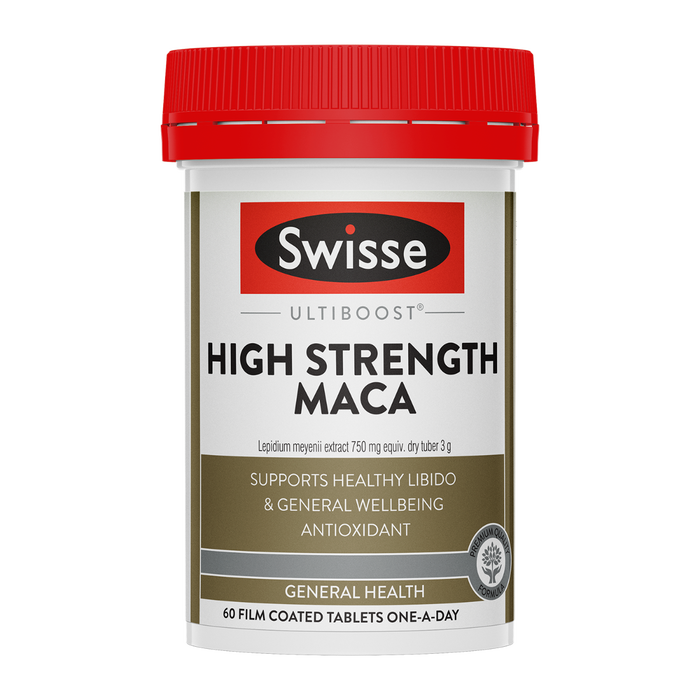 澳洲 SWISSE High Strength Maca 高濃度瑪卡營養片 60片 （到期日：28年7月）