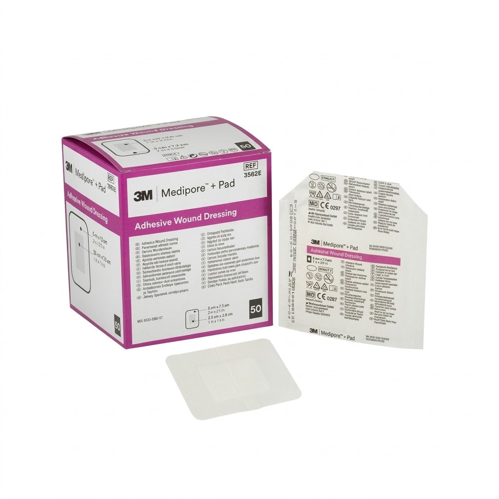 3M™ Medipore™ + Pad Soft Cloth Wound Dressing [4 sizes]
