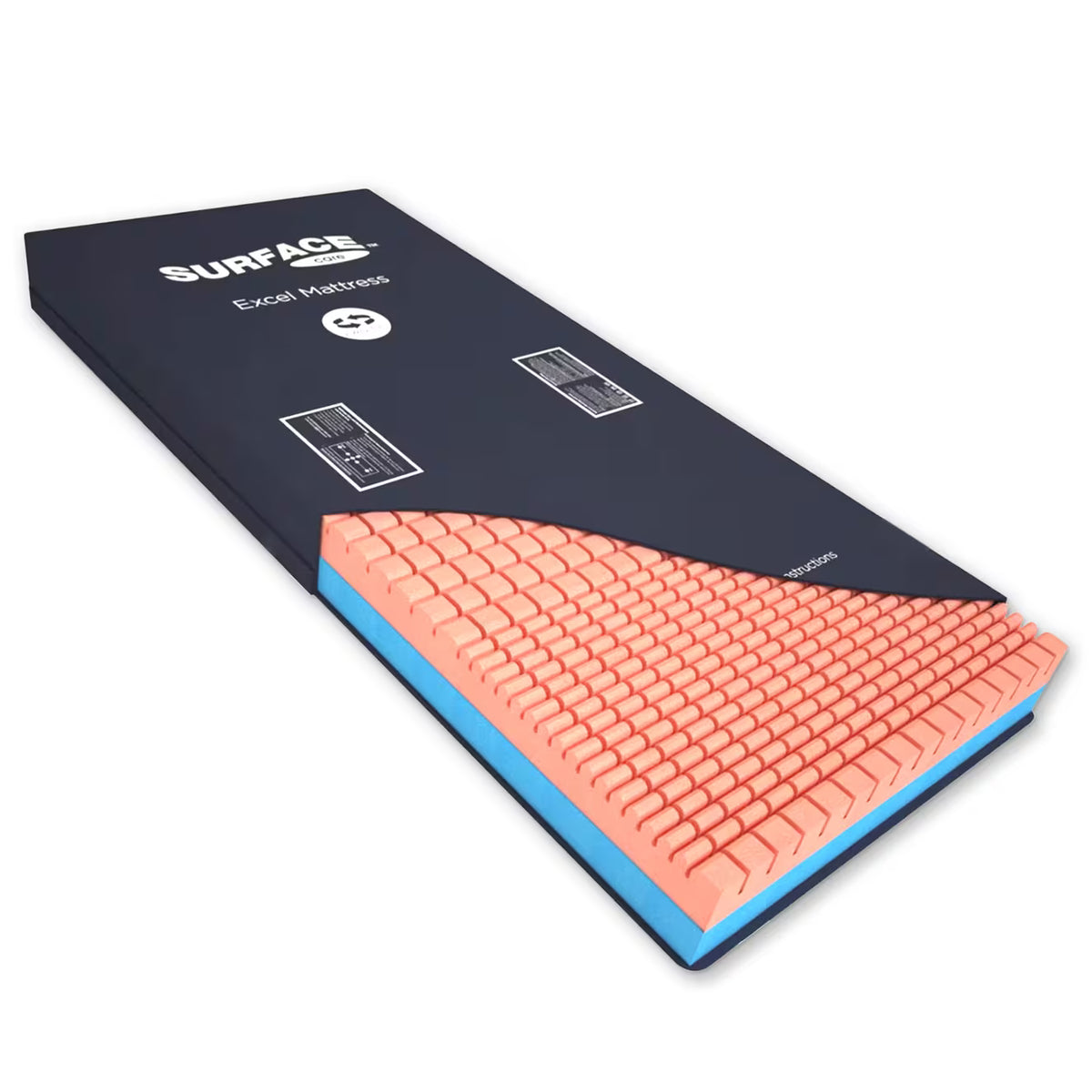 [4-Year Warranty] UK Surface Care Excel Fire Retardant Pressure-Reducing Mattress (High Risk)