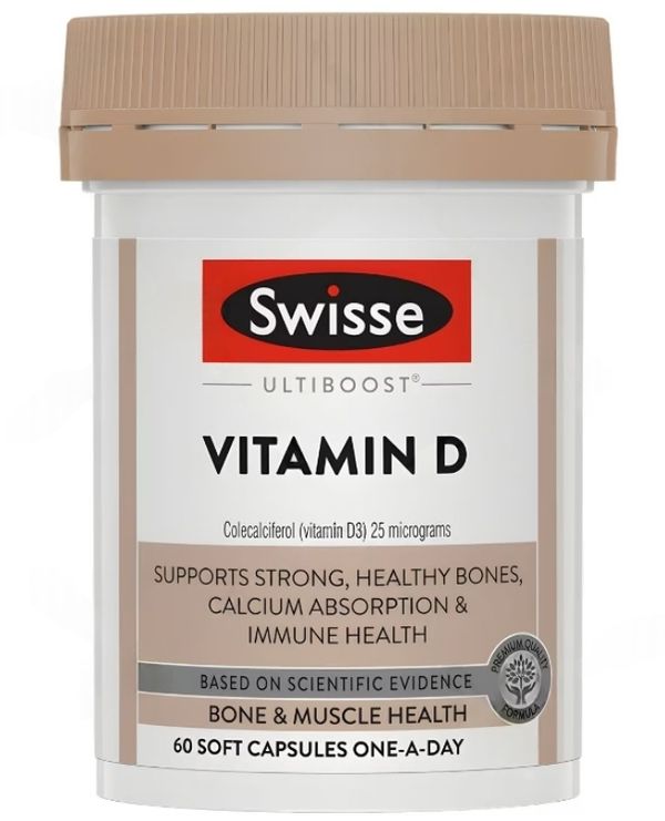 澳洲 SWISSE Ultiboost 維生素D 60粒 （到期日：28年8月）