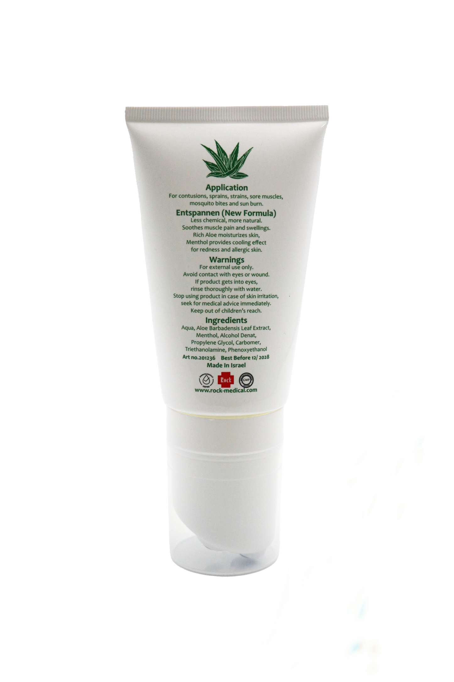 【滾珠款】以色列entspannen 特強薄荷蘆薈鎮痛膏---全新天然配方